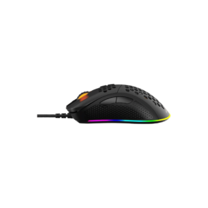 DELTACO Customizable Ultralight RGB Gaming Mouse and 7 Programmable Buttons with Software, Gaming Mouse, 70g, DPI/PPP 400/800/1200/1600/3200/6400, Windows 7/8/10, Polling Rate 1000Hz, Black